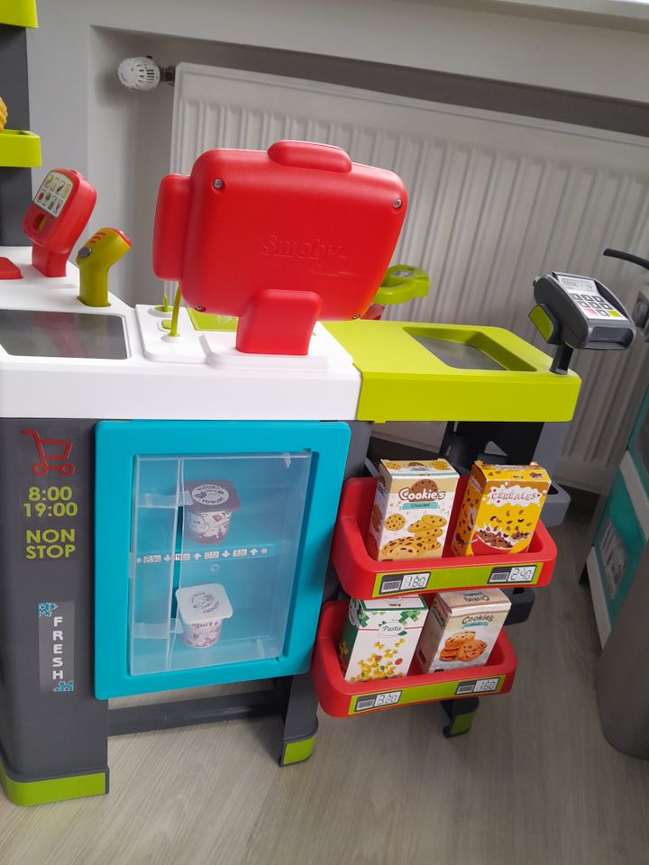 Smoby Maxi Supermarkt mit Einkaufswagen, Kaufmannsladen in Marburg