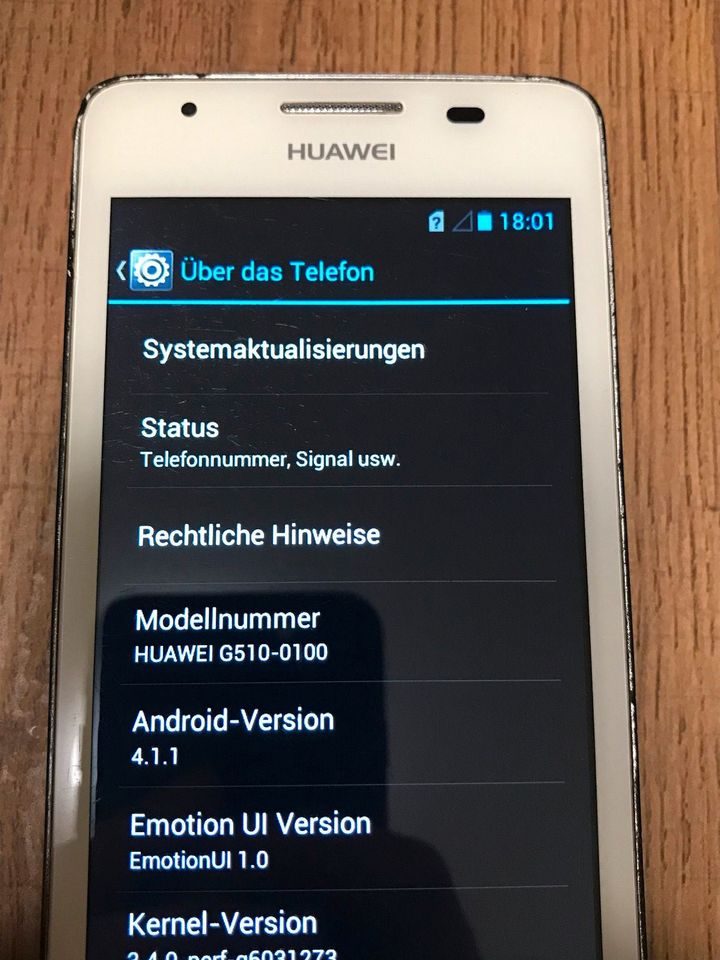 Zweithandy-Option: Huawei Ascend G510 Weiß in Lübbecke 