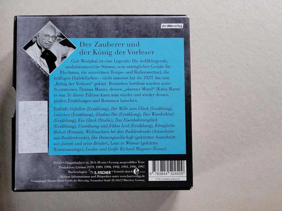 Gert Westphal liest Thomas Mann: Die große Höredition Hörbuch in Rheda-Wiedenbrück