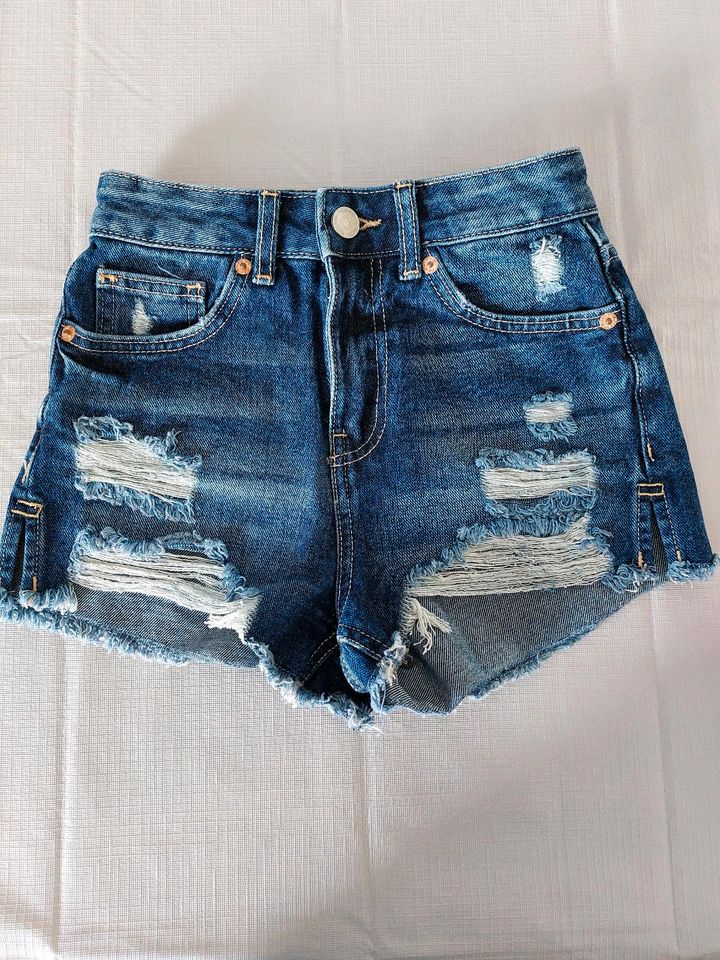 Shorts, Jeans-Shorts, kurze Hose, FB Sister, Gr. XXS in Stadtroda