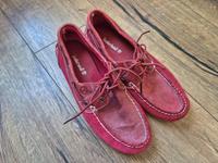 Schuhe Mokassin Timberland Leder Rot Gr. 38 Bootsschuhe NP:99€ Bayern - Kipfenberg Vorschau