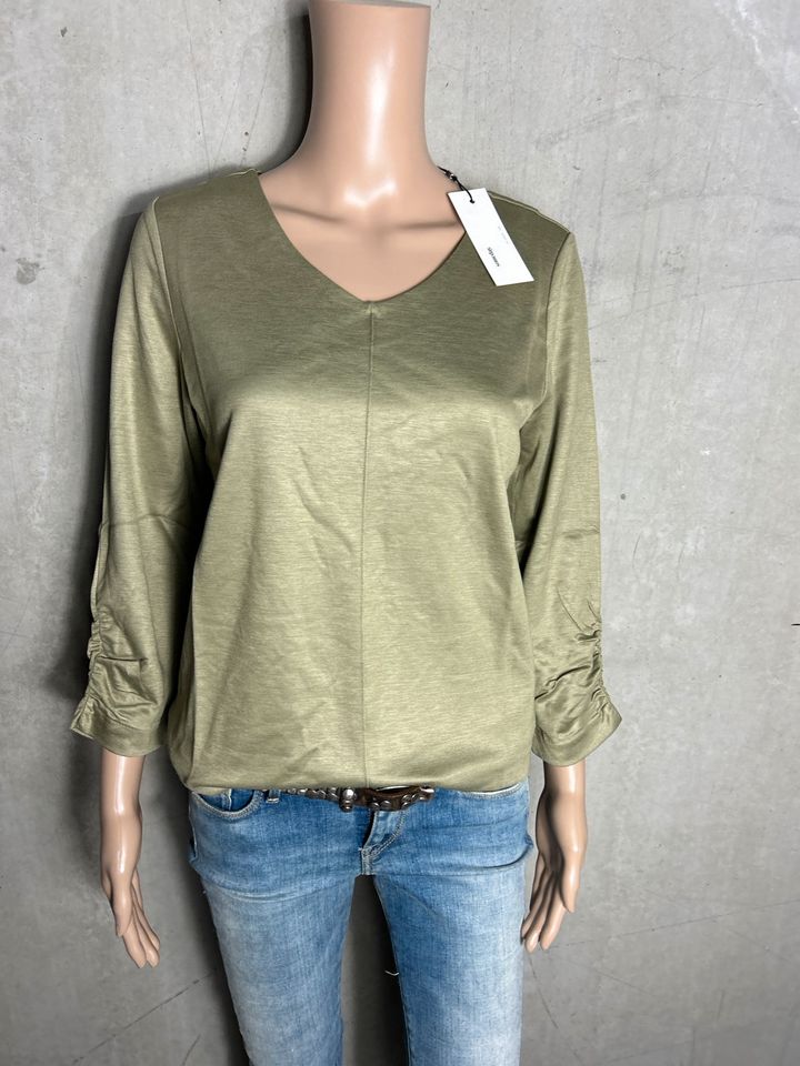 Someday Shirt Oberteil blusenshirt Khaki neu 36 S 690 in Erlabrunn