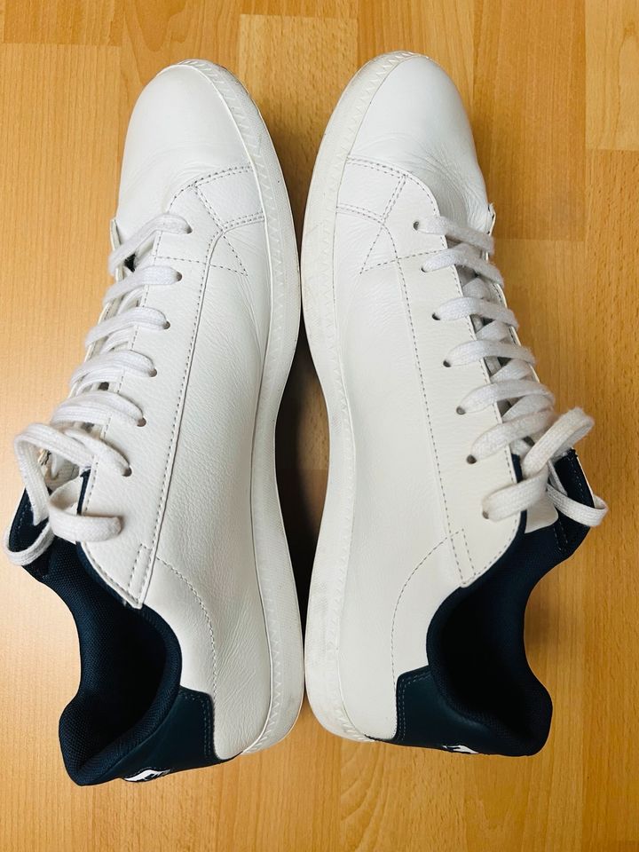 Lacoste Graduate Leder Sneaker 45 weiß in Bremen