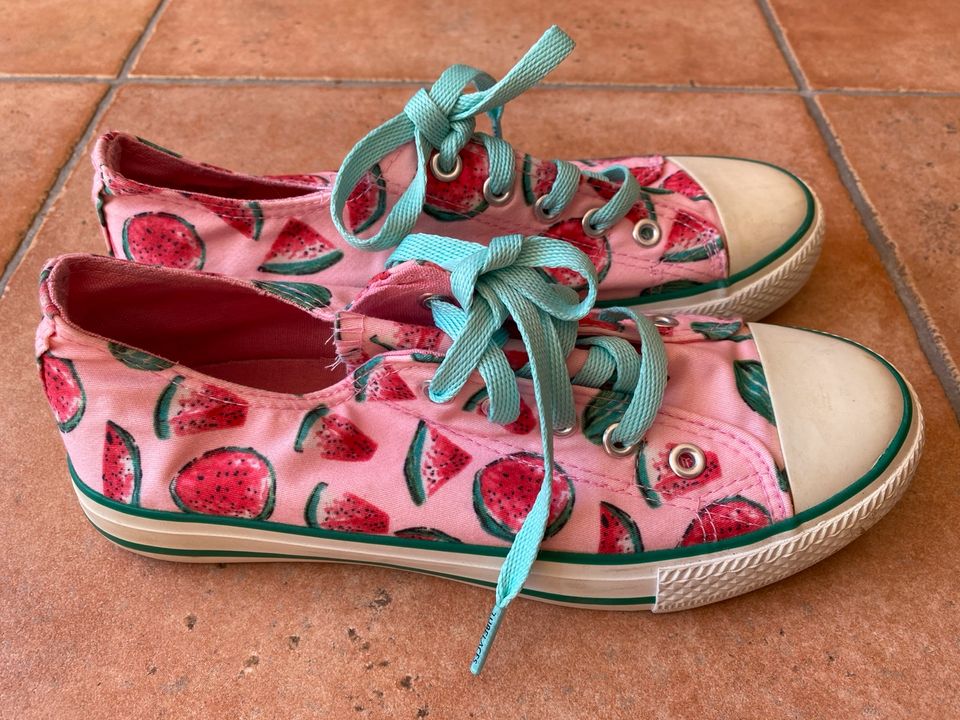 Damen Inspired Shoes Schuhe Sneaker Gr. 37 Rosa Wassermelonen in Bremen