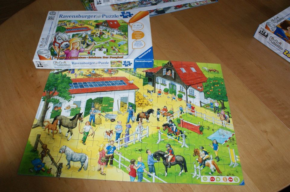 Tip Toi Puzzle Im Zoo, Im Einsatz und Der Ponyhof jew. 100 Teile in Bokel