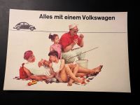 VW Werbung Postkarte Vintage Hessen - Kronberg im Taunus Vorschau