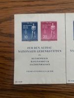 DDR Blöcke „Für den Aufbau Nationaler Gedenkstätten“ Thüringen - Greiz Vorschau