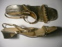 Zierliche goldene Sandalen Gr. 41 Schleswig-Holstein - Itzehoe Vorschau