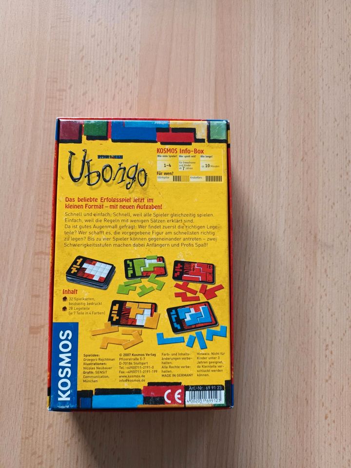 Spiel Ubongo von Kosmos in Rommerskirchen