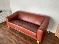 Leder Couch in Cognac, 2 er Ledercouch Nordrhein-Westfalen - Wermelskirchen Vorschau