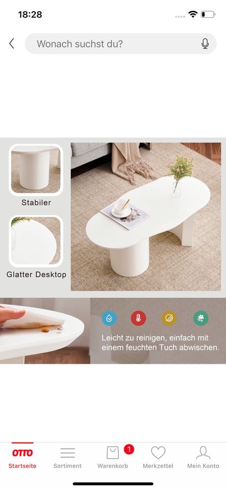 Tisch wohnzimmer neue in Holzgerlingen