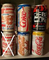 Verschiedene leere Coca-Cola Sammeldosen 90er Jahre Cherry Light Bayern - Wasserburg Vorschau