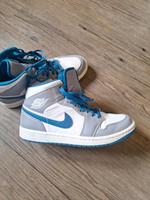 Jordan Men's Grey and Blue Trainers Sneaker Turnschuhe  Nike Hessen - Wetzlar Vorschau