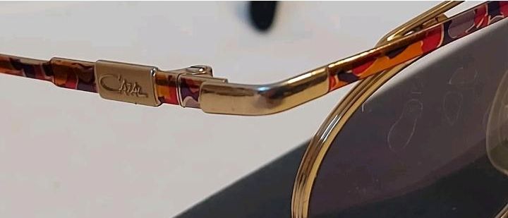 Cazal Vintage Brille Mod. 254 Rahmen Gestell ca. 80/90 Jahre Gold in Freiburg im Breisgau