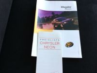 Chrysler Neon Prospekt und Preisliste von 1998 Schleswig-Holstein - Kiel Vorschau