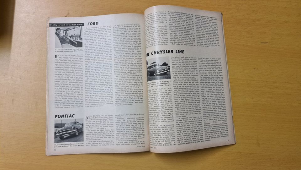 Motor Trend Magazin Dezember 1954 / 1955 Chevrolet Ford Dodge in Besigheim