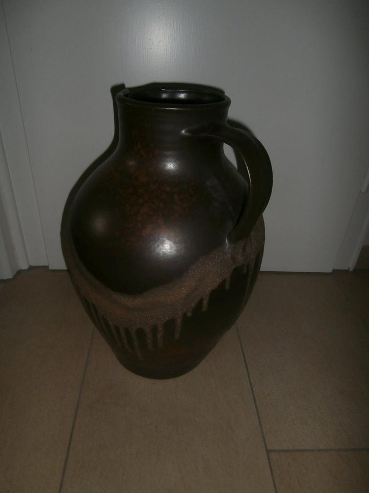 Krug, Vase, Keramik,Steingut,Brauntöne,47 cm h, Ca.7 Kg, Antik in Neuenkirchen