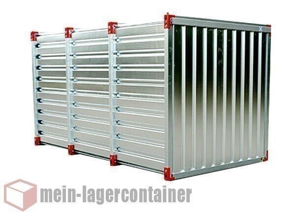 3x2m Materialcontainer Schnellbaucontainer 2-flgl. Tür Holzboden in Laatzen