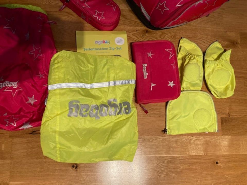 Ergobag Cubo Schulranzen Pink Sterne CinBärella in Wermelskirchen