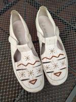 Slipper loafer Pantoletten Ballerina remonte leder beige/weiß 40 Baden-Württemberg - Külsheim Vorschau