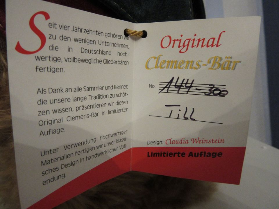 Clemens Bär "Till" Harlekin mit Zertifikat Nr. 144 v. 300 RAR in Wuppertal
