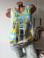 MISSY Top Longtop L 40 neon gelb türkis mint Faceprint Nieten Neu Nordrhein-Westfalen - Mönchengladbach Vorschau