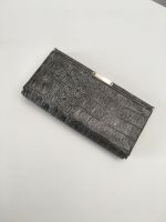 Clutch / Krokodilleder-Optik / silber-grau Hessen - Bruchköbel Vorschau