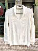 ☀️ Creme Pullover ☀️ - Rippenstrick - Gr. 40 / 42 Bayern - Anzing Vorschau