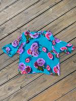 Hippie Tunika Bluse Shirt Blumen Papaya Blumenshirt 38 Hessen - Pohlheim Vorschau