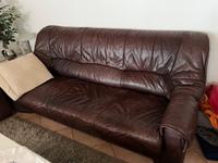 Sofa Sitzganietur 3er 2er 1er + Hocker Echt Leder Hessen - Kassel Vorschau