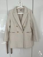 Boucle Blazer Creme H&M Stuttgart - Möhringen Vorschau