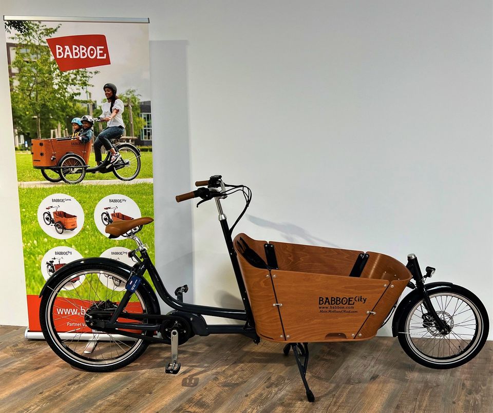 Babboe City Mountain E-Bike Lastenrad Bakfiets sofort Lieferbar in Goch