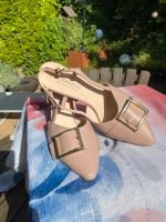 Peter Kaiser Damen sling Pumps Sandalen Echtleder altrosa Gold Harburg - Hamburg Eißendorf Vorschau