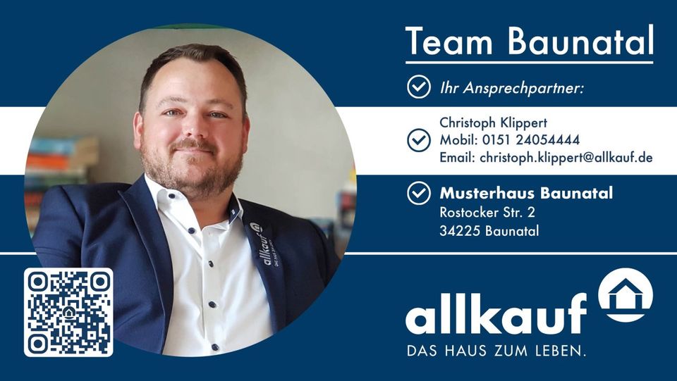 Ihr Traum vom Haus in Schwalmstadt - Ihr allkauf Baupartner Christoph Klippert berät Sie gerne! *mit exklusivem Grundstück* in Schwalmstadt