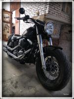 Harley-Davidson FLS Slim, Custom Bayern - Klingenberg am Main Vorschau