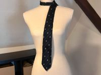 Seiden Krawatte - Edle Krawatte dunkelblau - schmale Krawatte Baden-Württemberg - Horb am Neckar Vorschau
