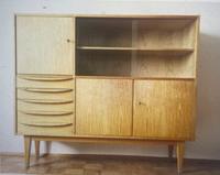Hellerau Vitrinenschrank Vintage Midcentury DDR Kommode Bauhaus Frankfurt am Main - Gallus Vorschau