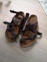 birkenstock Yara Nubukleder Braun habana Leder 37 schmal Sachsen - Lichtentanne Vorschau