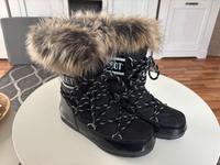 Moon Boots schwarz mit Fell Baden-Württemberg - Schwäbisch Gmünd Vorschau