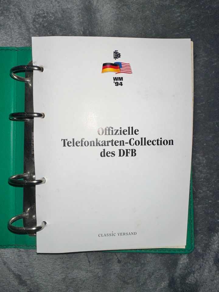 WM'94 | EM | Deutschland | Telefonkarten-Collection | DFB in Mettmann