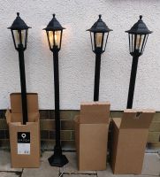 4x Gartenlampen Laternen schwarz Deko neu Hessen - Trebur Vorschau