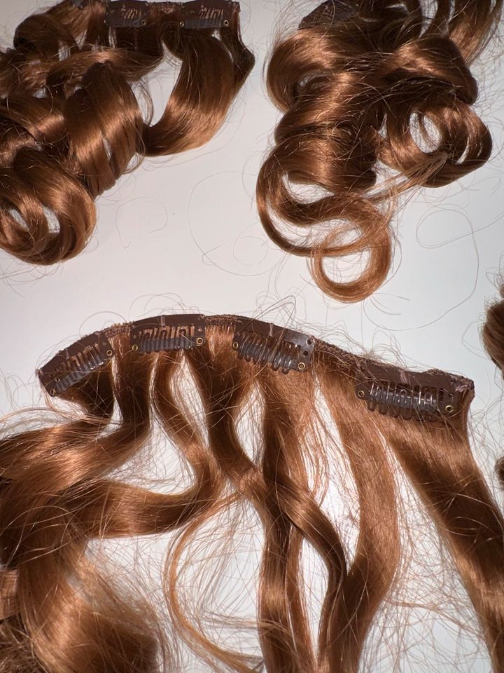 8 x Clip Extensions hellbraun in Hannover