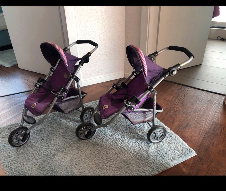 2xJogging Buggys „Chic 2000“ Puppenwagen, Kinderwagen in Langenfeld