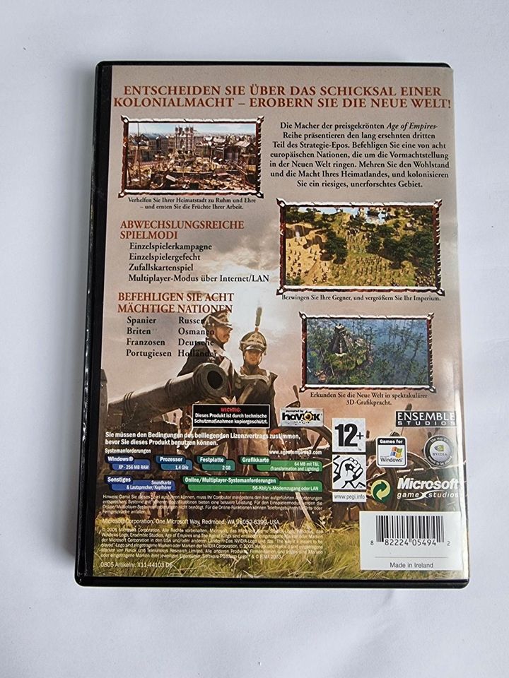 PC CD Rom Spiel Age of Empires 3 in Heigenbrücken