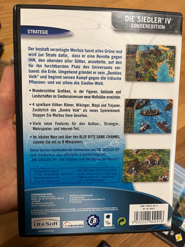 PC Game: Die Siedler, Computer CD-Rom Spiel Strategie in Tharandt