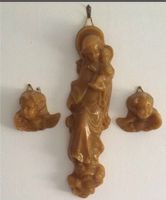 Religiöse Figuren Madonna mit Engeln aus Wachs Devotionalie Bayern - Arnstorf Vorschau