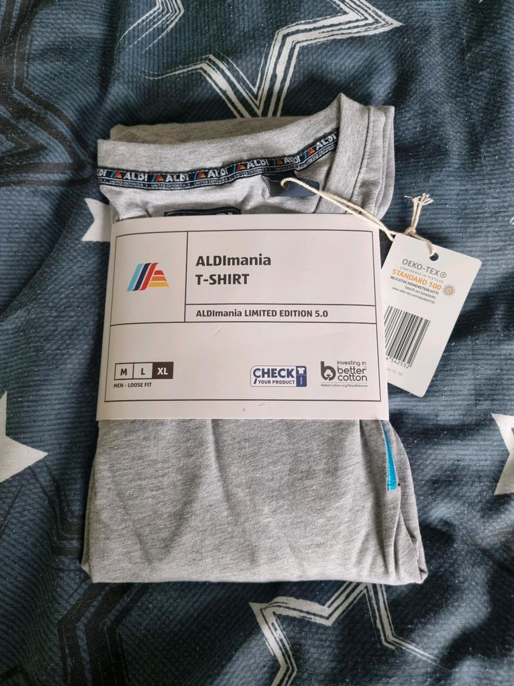 ALDIMANIA ALDI T-Shirt XL LGBTQ+ Pride Flag Size XL *NEU*. in Offenbach