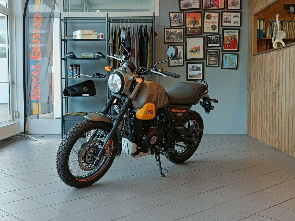 Royal Enfield Scram 411 Graphite Yellow NEU in Kiel