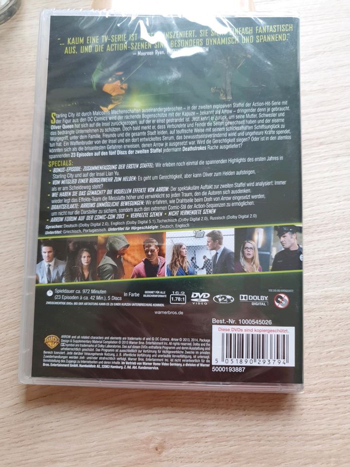 Arrow Staffel 2 DVD OVP in Reichertshofen
