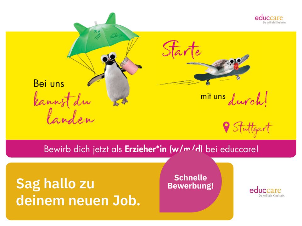 Erzieher / Kinderpfleger (w/m/d) (educcare Bildungskindertagesstätten) *29003500 EUR/Monat* in Pädagogische Mitarbeiter Erziehung Pädagoge in Berlin